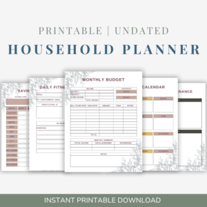 Ultimate Household Planner - Digital Download