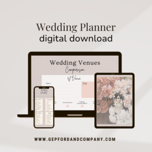 Wedding Planner - Digital Download